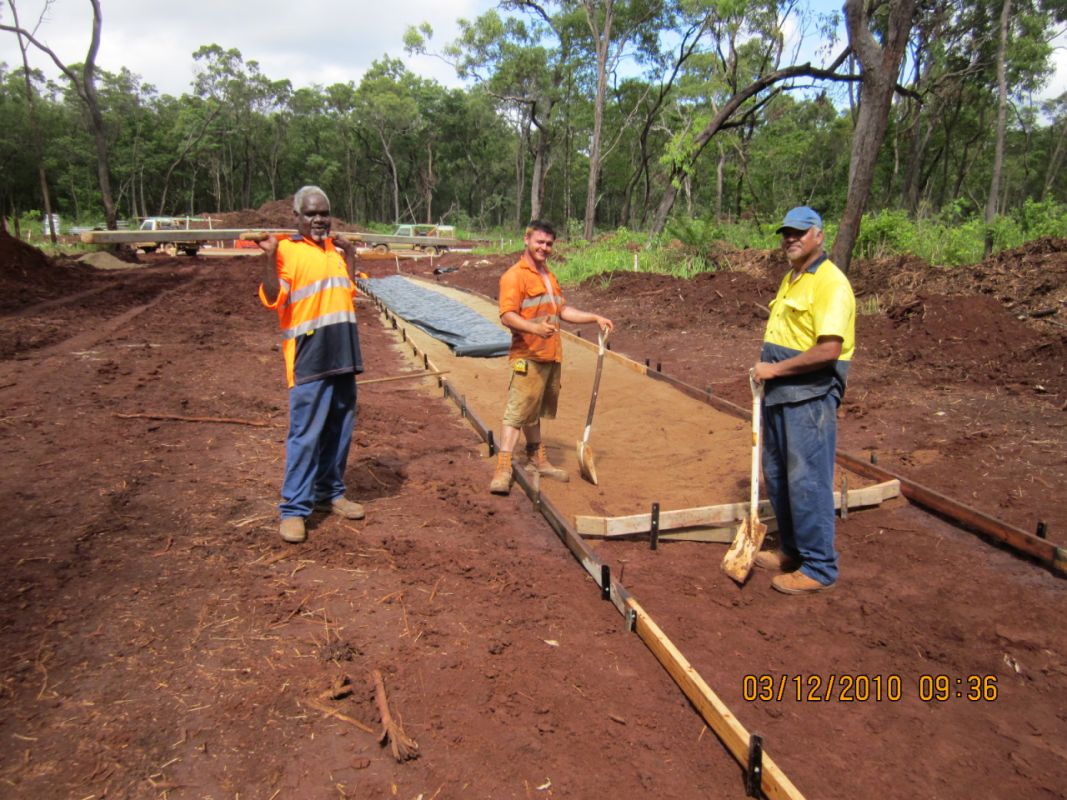 Footpath construction