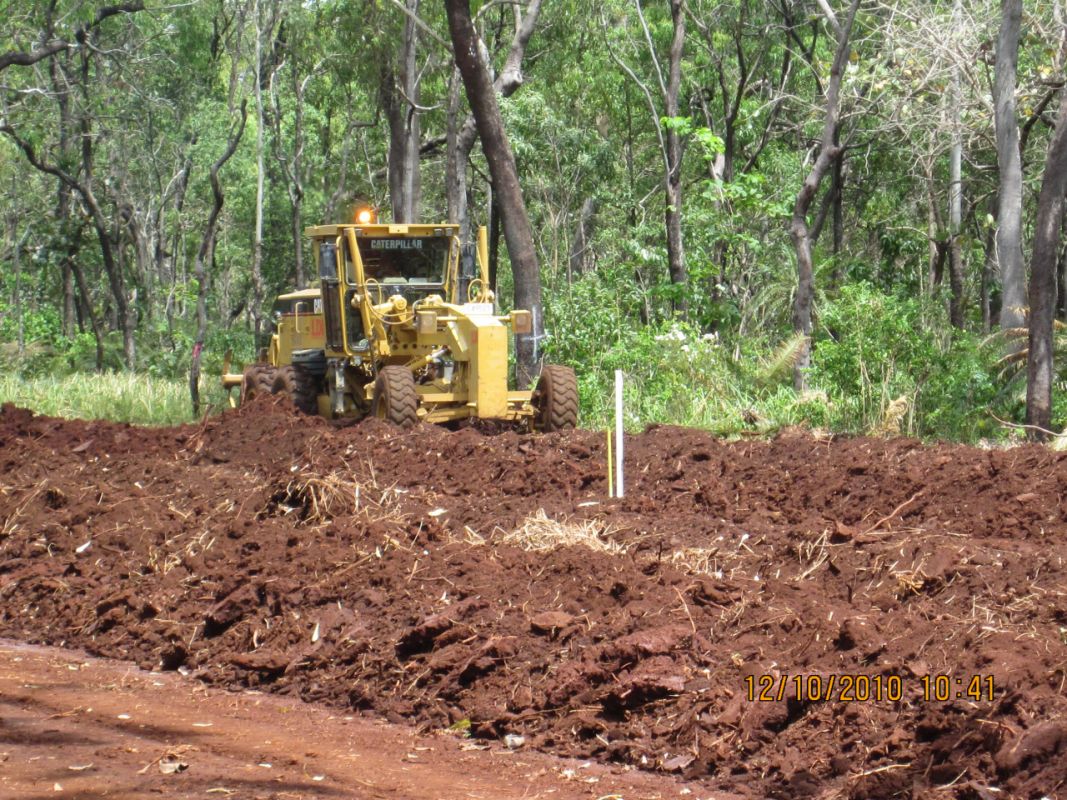 Construction of the roads